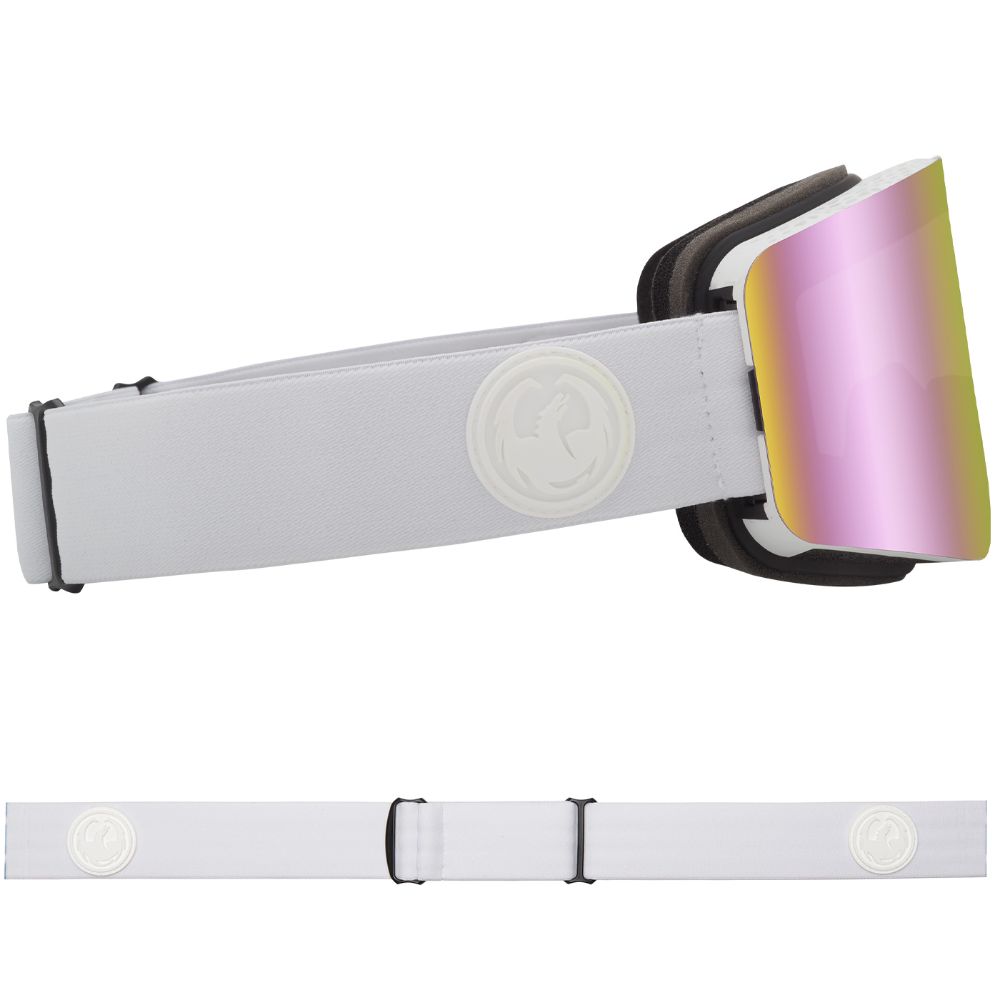 R1 OTG - Whiteout with Lumalens Pink Ionized & Lumalens Dark Smoke Lens