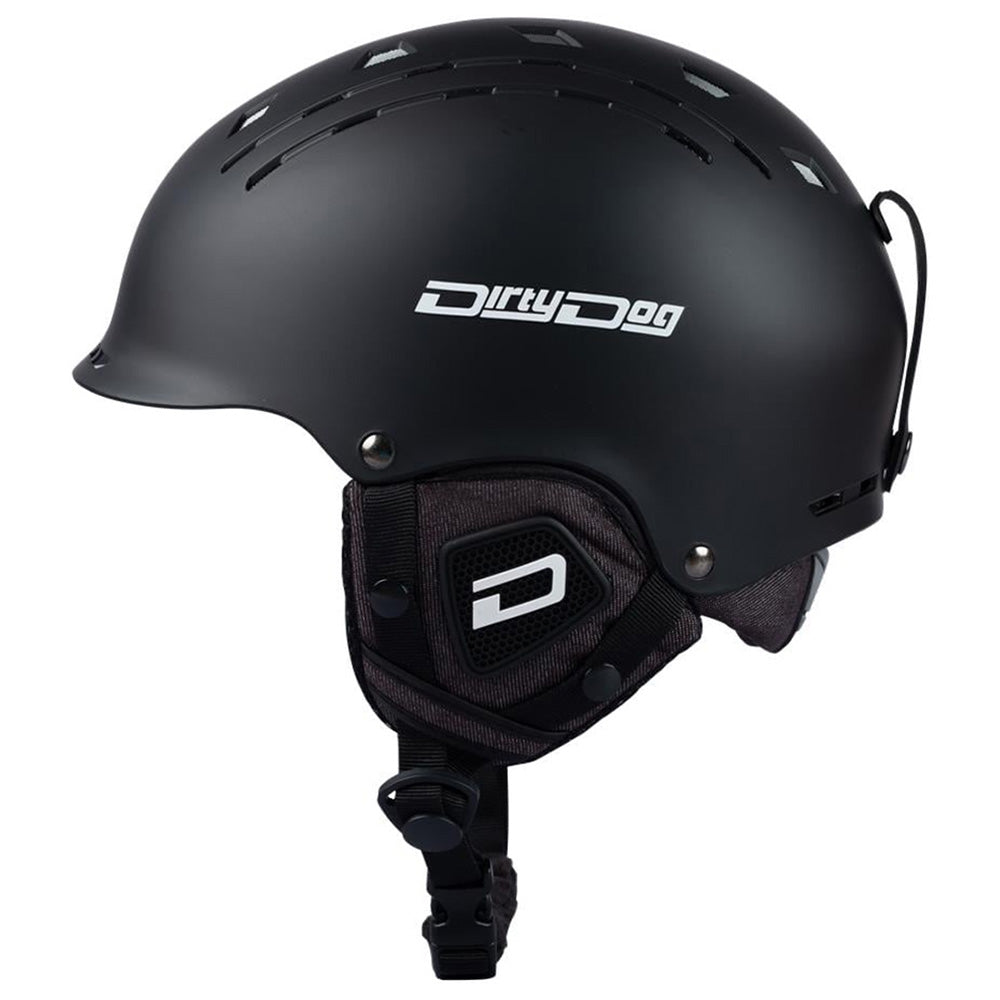 Dirty Dog SOLAR Unisex Ski Helmet - Matte Black