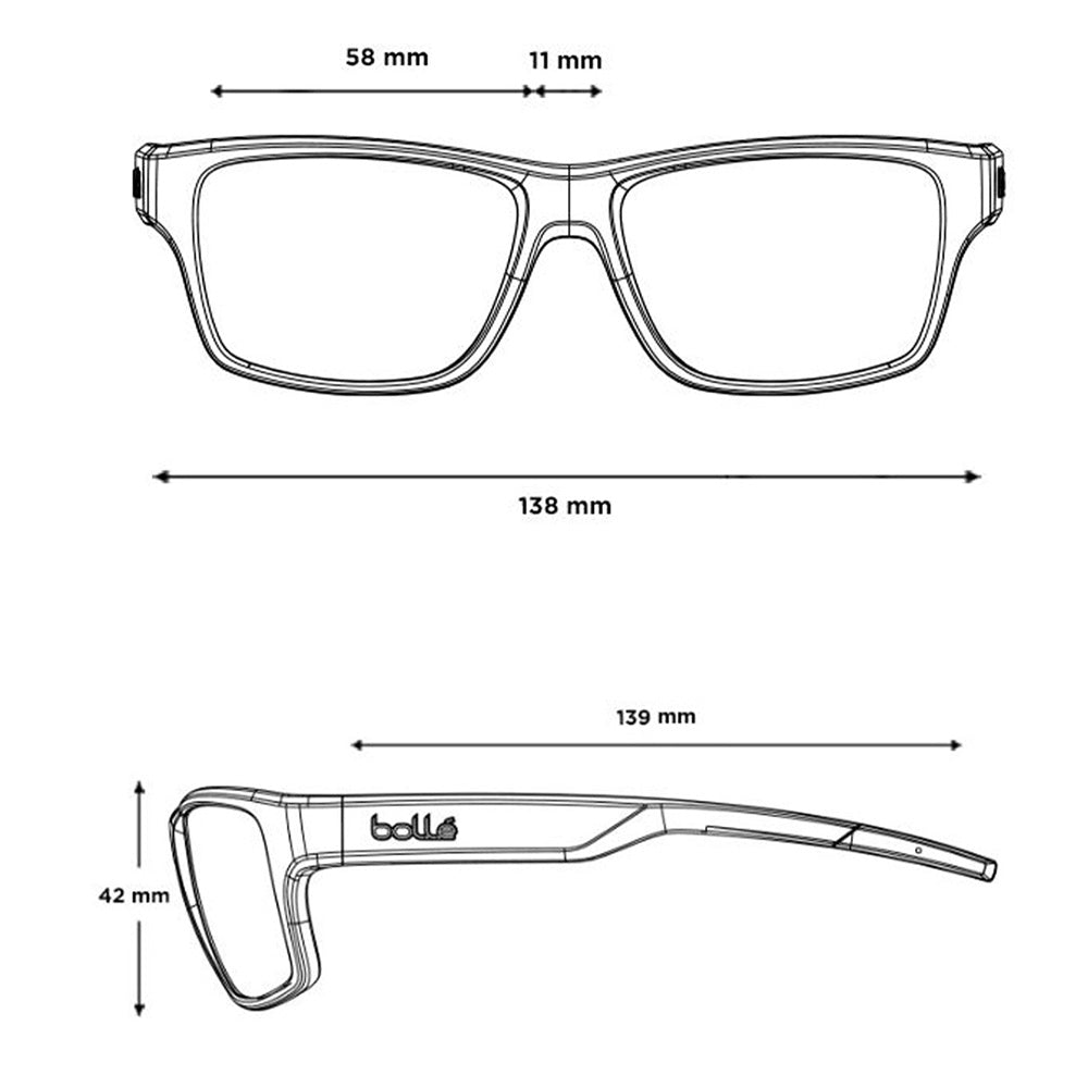 STATUS Frost Light Grey Volt+ Offshore Polarized BS043001