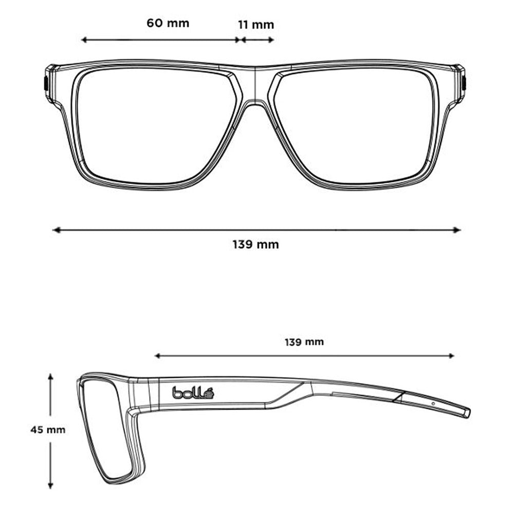 TEMPER Frost Grey Sky Blue Polarized BS042003