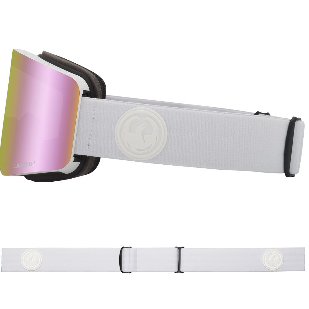 R1 OTG - Whiteout with Lumalens Pink Ionized & Lumalens Dark Smoke Lens