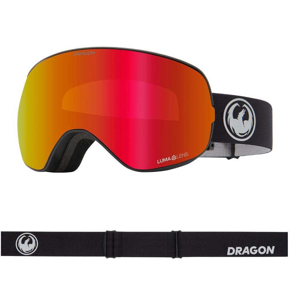 X2S - Nouveau Black with Lumalens Red Ionized & Lumalens Light Rose Lens