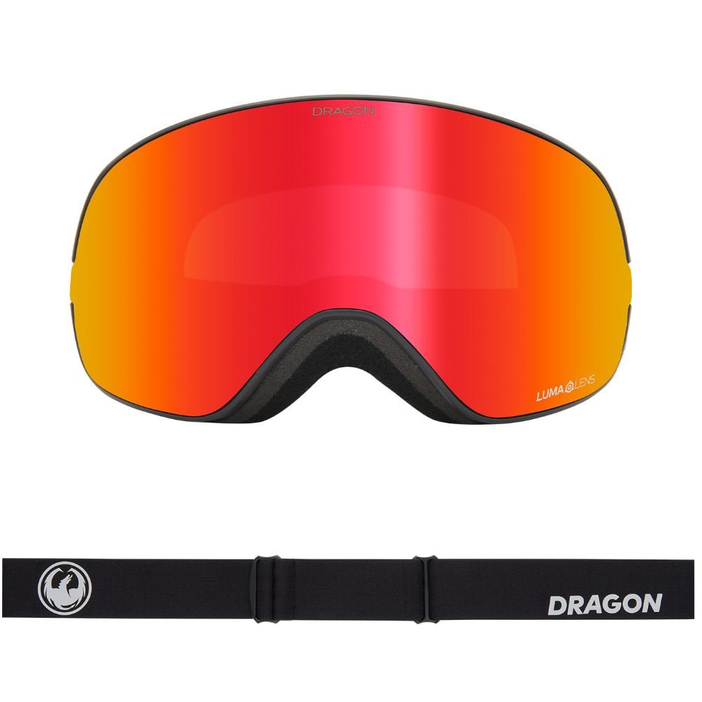 X2S - Nouveau Black with Lumalens Red Ionized & Lumalens Light Rose Lens
