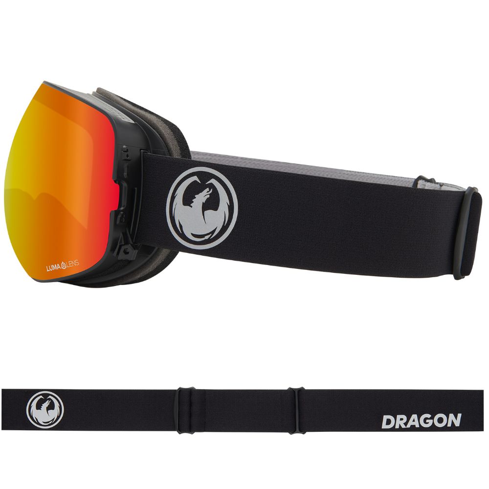 X2S - Nouveau Black with Lumalens Red Ionized & Lumalens Light Rose Lens