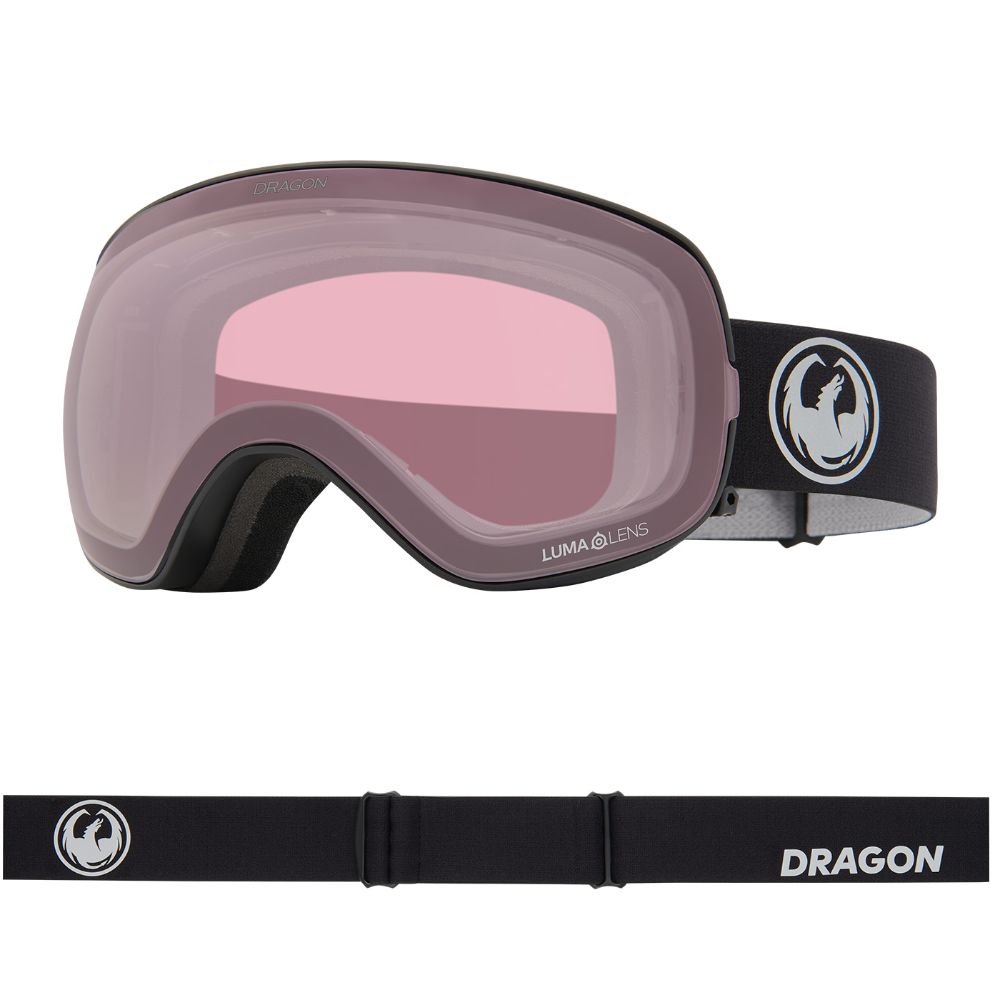 X2S - Nouveau Black with Lumalens Red Ionized & Lumalens Light Rose Lens
